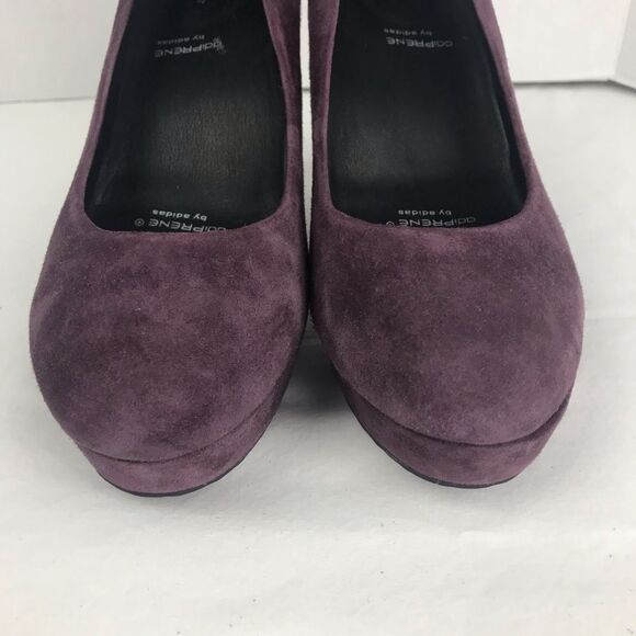 Rockport Janae Purple Suede Platform Heels Sz 10 - Picture 3 of 8